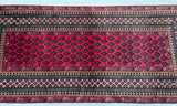 1.8x0.8m Vintage Afghan Balouchi Rug