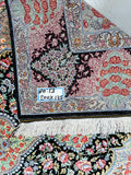 Masterpiece Persian Qum Silk Rug 2x1.35cm