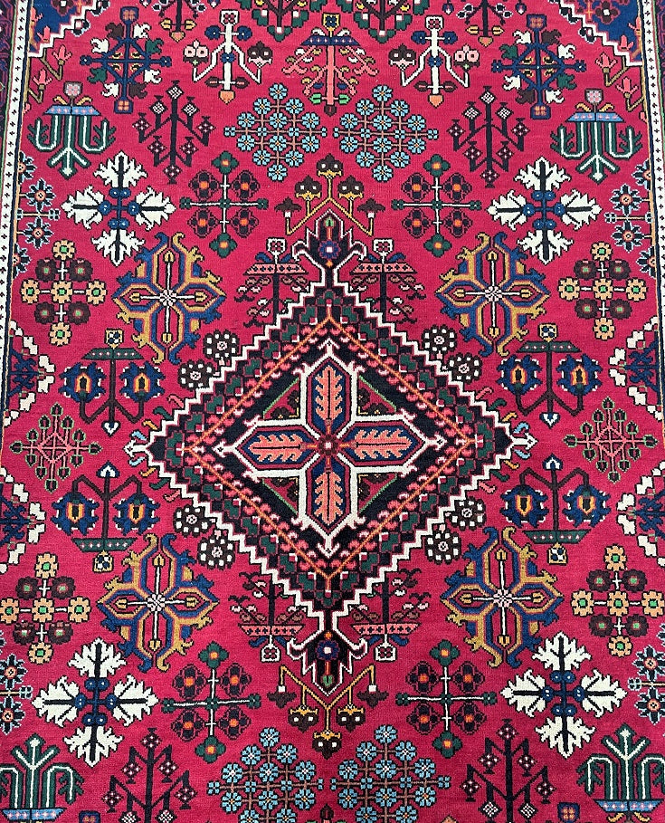 Vintage Persian Joshaghan Rug 2.1x1.3m