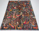 Decorative Garden Of Paradise Hand Knotted Afghan Chobi Rug 2x1.5m