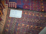 2.1x1.1m Vintage Afghan Balouchi Rug