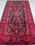 2.85x1.6m Tribal Persian Nahavand Rug
