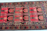 2x1m Prayer Design Persian Balouchi Rug