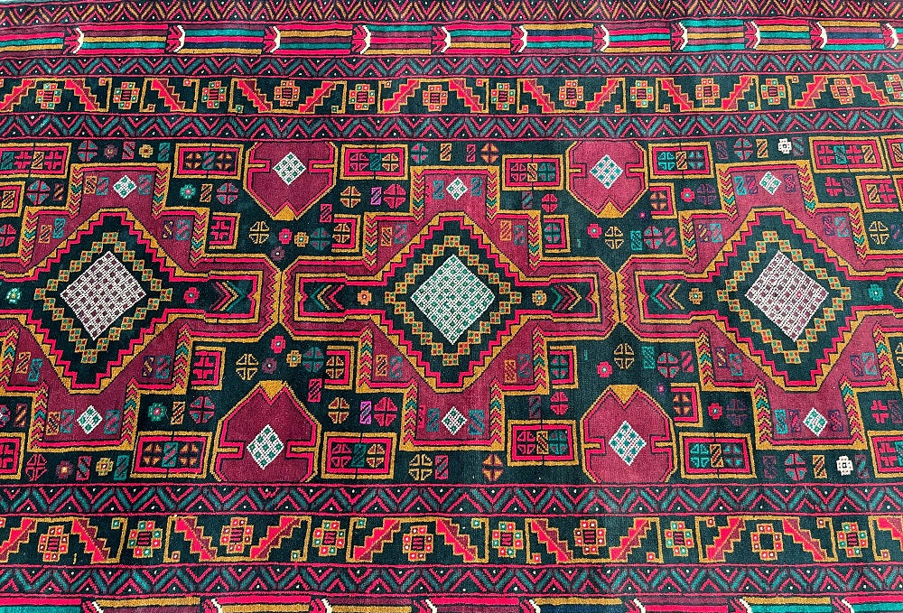 2x1.2m Tribal Persian Balouchi Rug