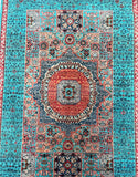 Mamluk Afghan Super Kazak Rug 1.6x1m