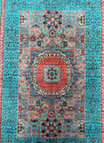 Mamluk Afghan Super Kazak Rug 1.6x1m