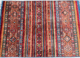 Afghan Super Kazak Rug 1.4x1m