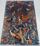 Garden Design Afghan Chobi Rug 1.5x1m