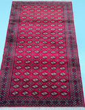 1.8x1.1m Vintage Afghan Balouchi Rug