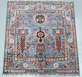 Square Afghan Chobi Rug 1x1m At Persian Rug Warehouse WA in Perth.