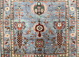 Square Afghan Chobi Rug 1x1m