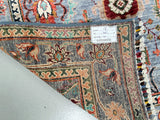 Square Afghan Chobi Rug 1x1m