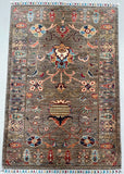 Authentic Hand Knotted Afghan Chobi Rug For Perth Homes.