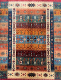 Afghan Super Kazak Gabbeh Rug 1.2x0.8m