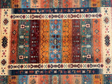 Afghan Super Kazak Gabbeh Rug 1.2x0.8m