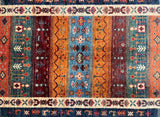 Afghan Super Kazak Gabbeh Rug 1.2x0.8m