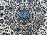 Vintage Persian Nain Rug 4x3m