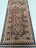 Afghan Meymaneh Kilim Rug 1.7x0.8m
