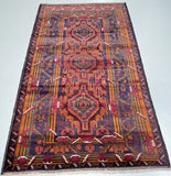 2x1.25m Vintage Afghan Balouchi Rug