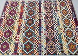 Decorative Hand Woven Boho Design Tribal Afghan Kyber Kilim Rug 2x1.5m For Perth Homes.