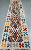 3m Afghan Waziri Kilim Hall Runner