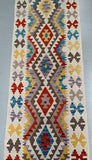 3m Afghan Waziri Kilim Hall Runner For Perth Homes.