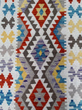 3m Afghan Waziri Kilim Hall Runner