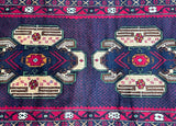 1.5x0.8m Tribal Afghan Balouchi Rug