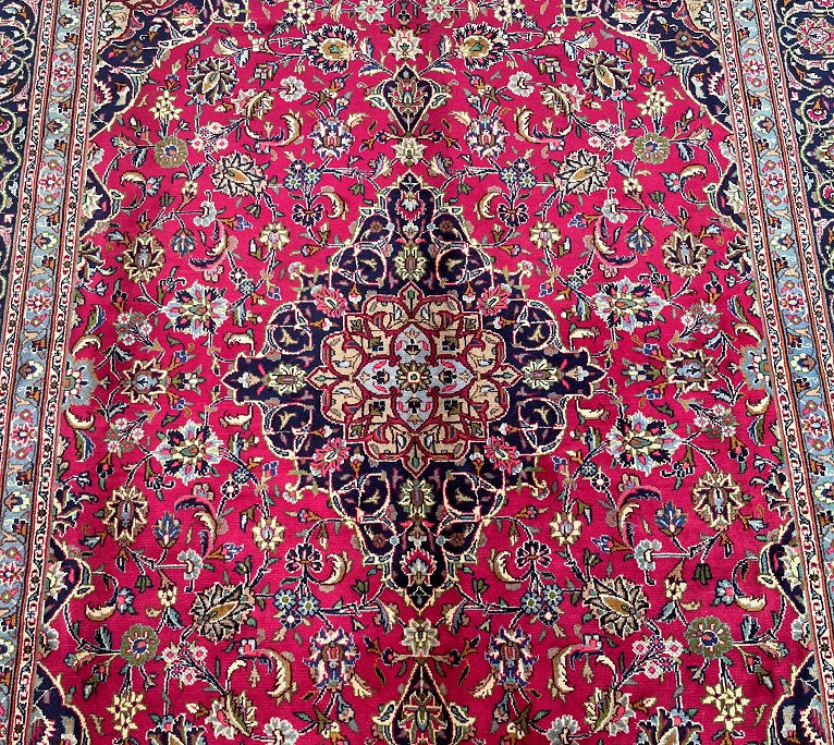 3.4x2.4m Traditional Persian Kashmar Rug