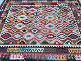 Tribal Afghan Kyber Kilim Rug 3x2.6m