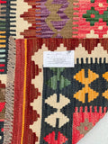 Tribal Afghan Kyber Kilim Rug 3x2.6m