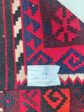 Vintage Afghan Meymaneh Kilim Rug 3x2m