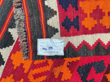 Tribal Afghan Meymaneh Kilim Rug 3x2m