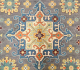 Round Afghan Kazak Rug 2.5x2.5m