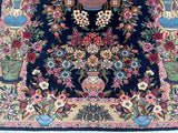 Masterpiece Persian Qum Rug 2x1.3m