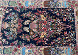 Masterpiece Persian Qum Rug 2x1.3m