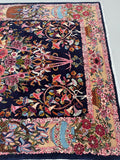 Masterpiece Persian Qum Rug 2x1.3m