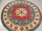 Certified Handmade Afghan Round Rug 250x250cm For Sydney Homes.