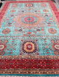 Massive Room Size Wool Hand Knotted Afghan Super Kazak Rug 413x312cm At Persian Rug Warehouse WA in Perth.