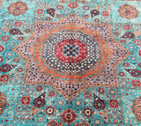Mamluk Afghan Super Kazak Rug 4.1x3.1m