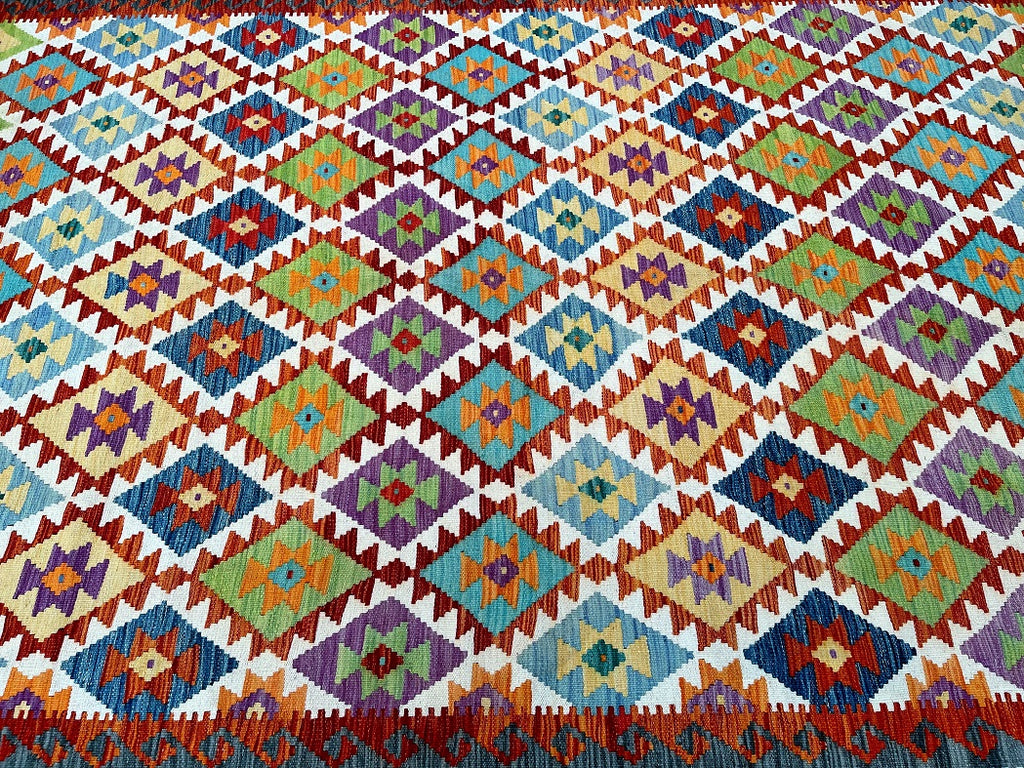 Waziri Rug Afghan Waziri Kilim Rug 2.7x1.8m