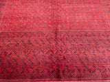 Vintage Afghan Bashiri Rug 4x2.9m