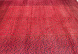 Vintage Afghan Bashiri Rug 4x2.9m