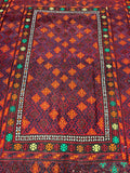 3.5x2.5m Afghan Meymaneh Kilim Rug