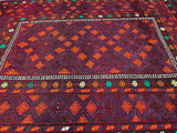 3.5x2.5m Afghan Meymaneh Kilim Rug