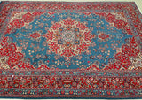 Full room size hand knotted traditional Persian Sabzevar rug 3x2m Australia