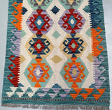 3m Afghan Kyber Kilim Hall Runner