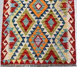 2m Afghan Kyber Kilim Hall Runner