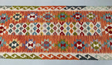 2m Afghan Waziri Kilim Hall Runner