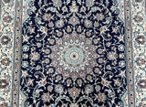 Traditional Persian Nain Rug 3x2m